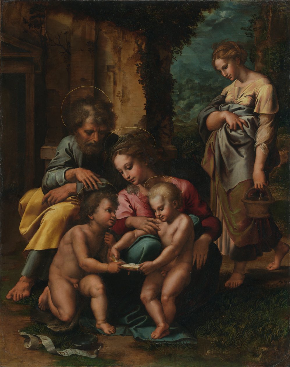 Die Heilige Familie von Giulio Romano