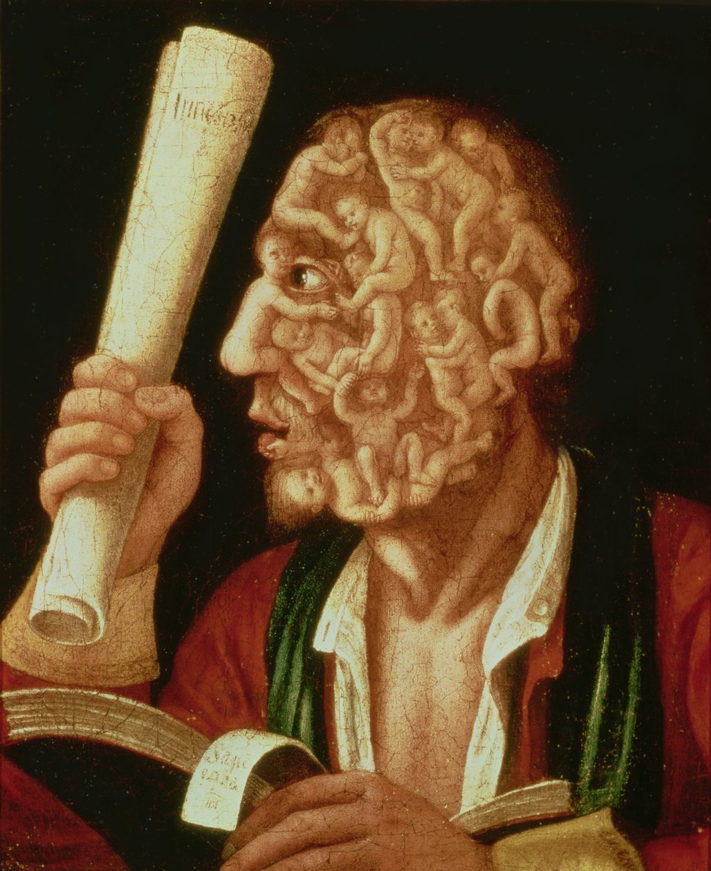 Porträt von Adam von Giuseppe Arcimboldo