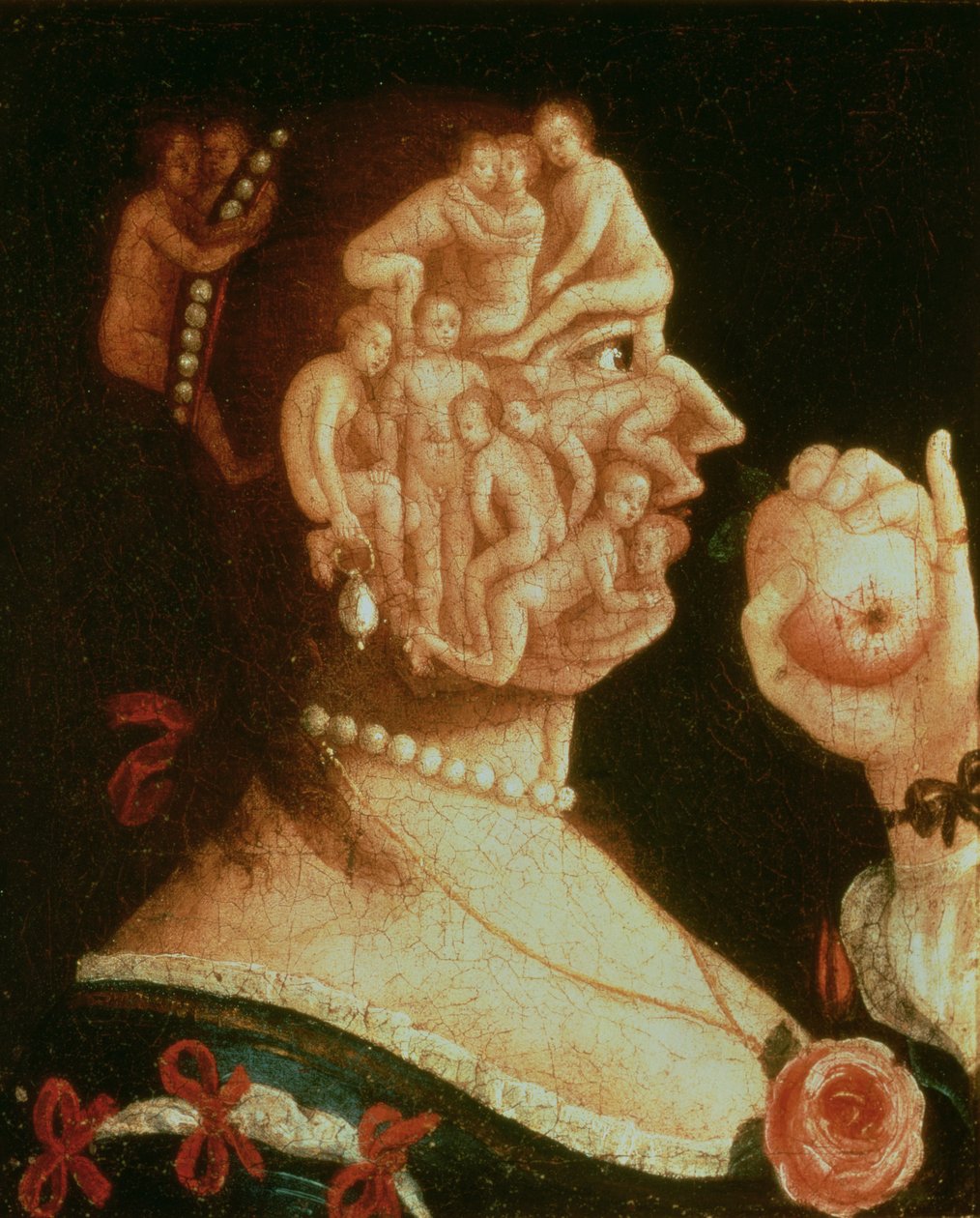 Porträt von Eva von Giuseppe Arcimboldo
