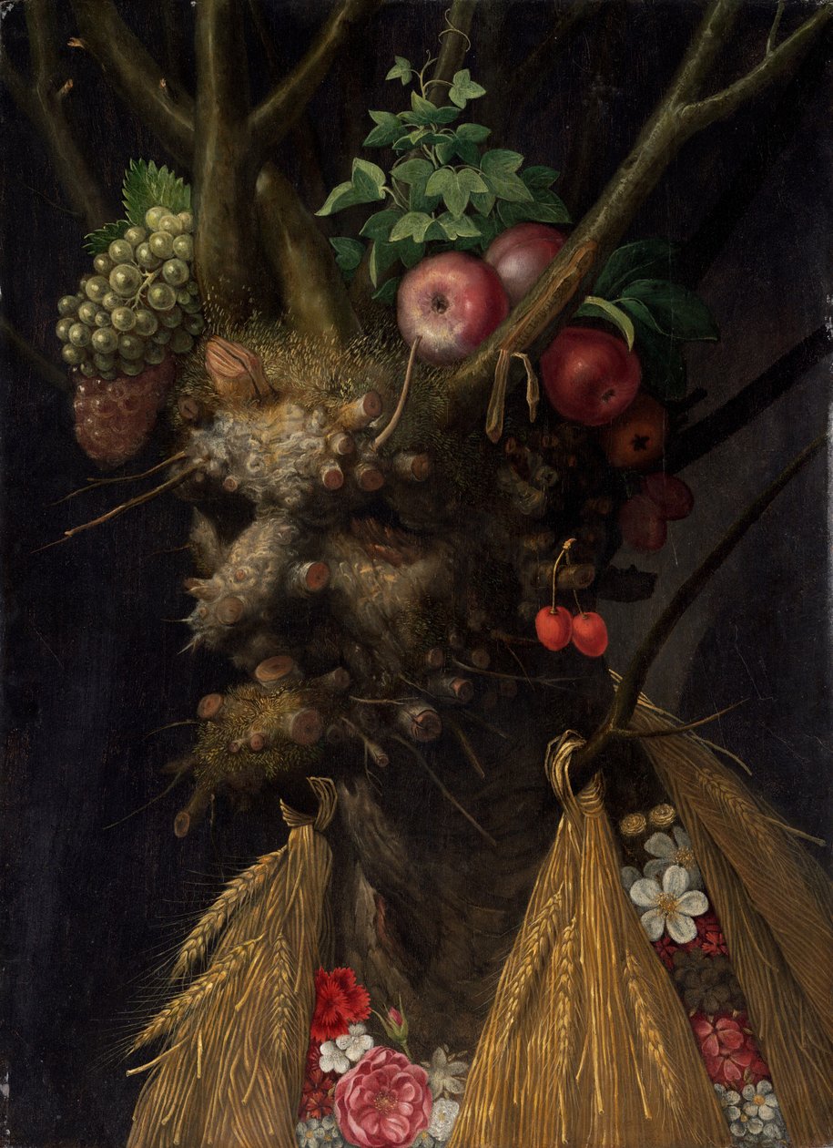 Vier Jahreszeiten in einem Kopf von Giuseppe Arcimboldo