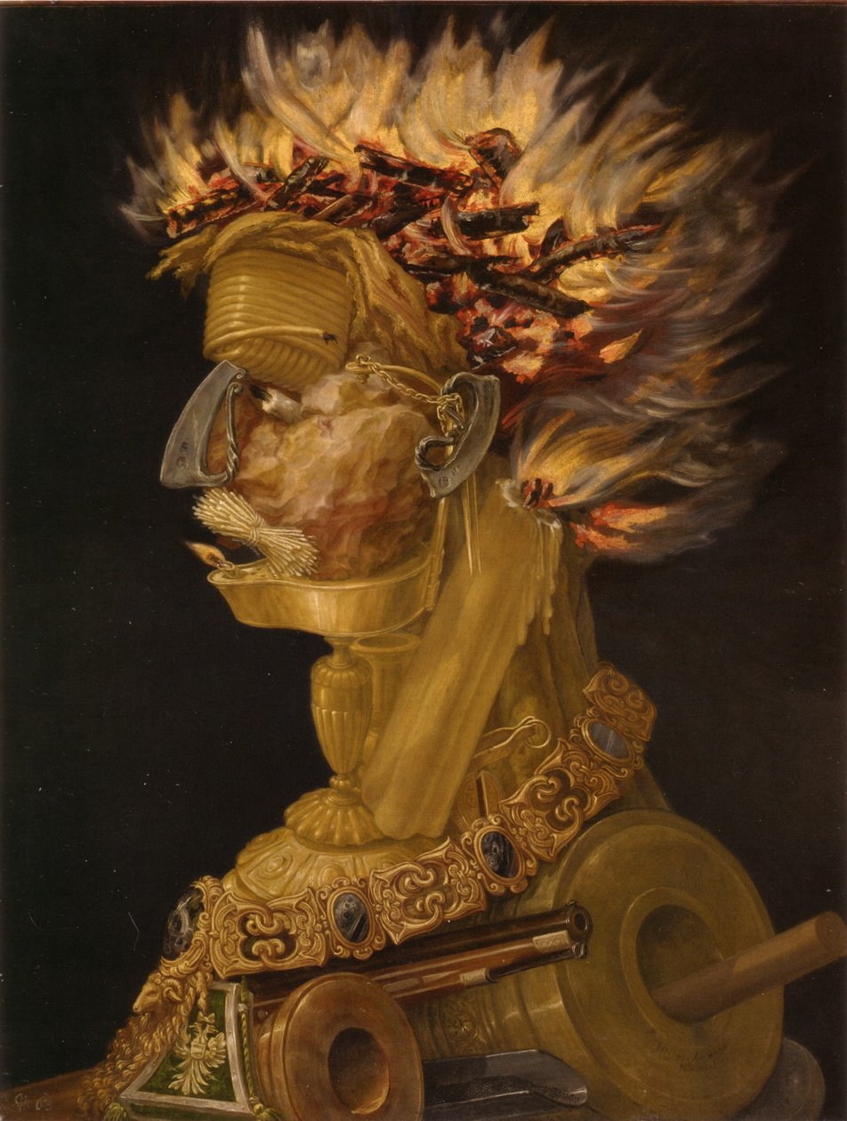 Feuer von Giuseppe Arcimboldo