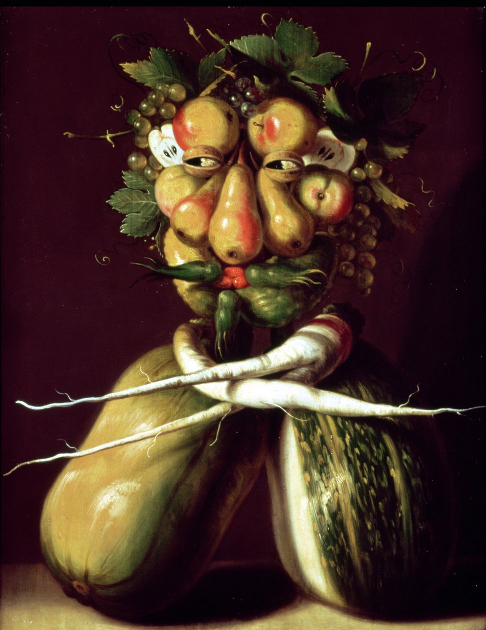 Launisches Porträt von Giuseppe Arcimboldo