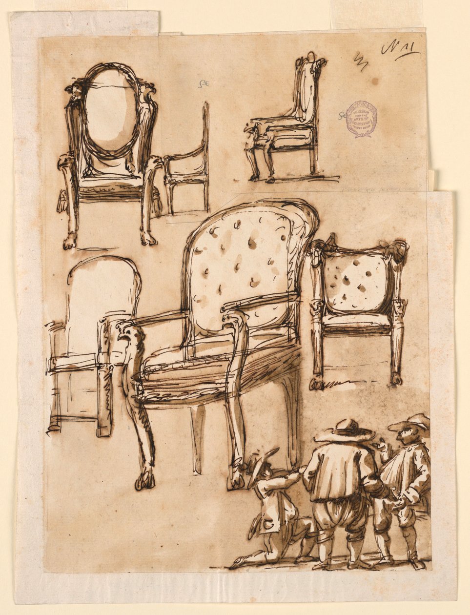 Stühle von Giuseppe Barberi