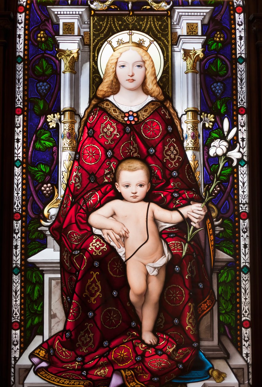 Thronende Madonna von Giuseppe Bertini