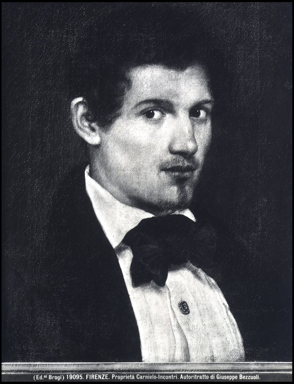Selbstporträt, um 1795-1830 von Giuseppe Bezzuoli