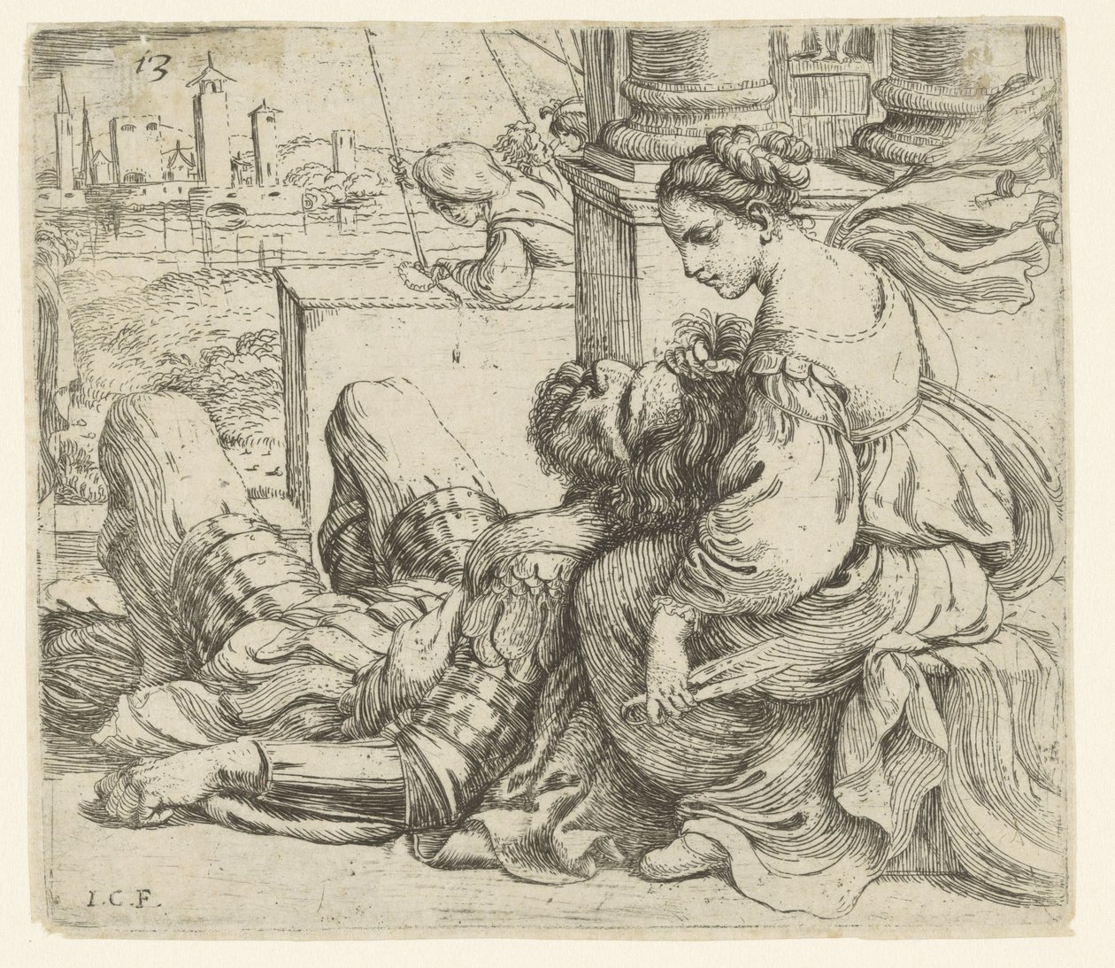 Simson und Delila von Giuseppe Caletti