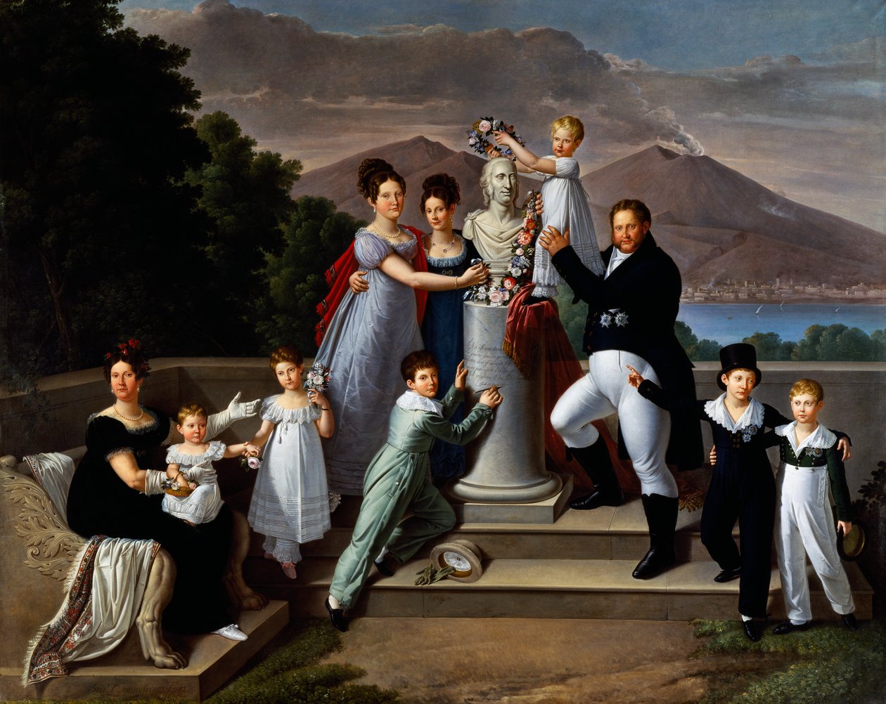 Franz I. von Beiden Sizilien (Neapel) von Giuseppe Cammarano