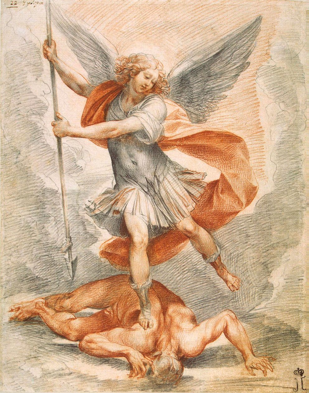 Erzengel Michael, um 1629-1630 von Giuseppe Cesari