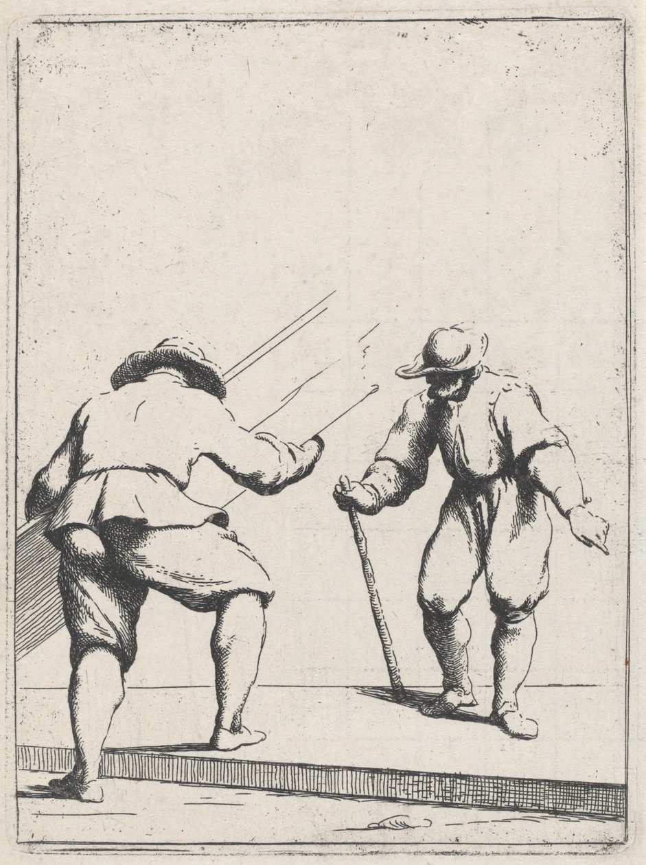 Zwei Bauarbeiter von Giuseppe Maria Crespi