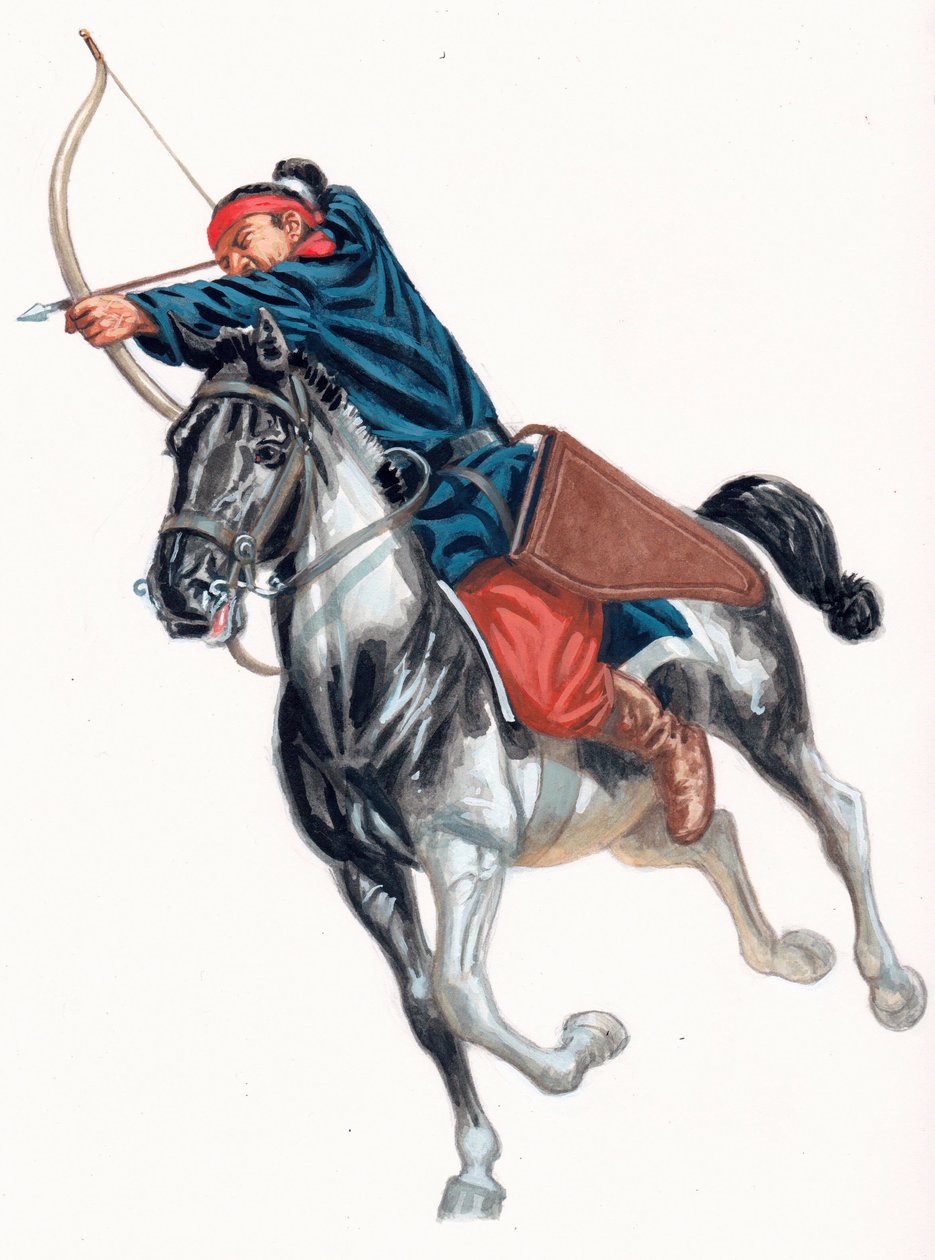 Berittener Bogenschütze der Zhao-Armee von Giuseppe Rava
