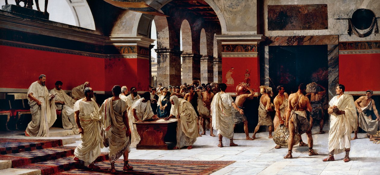 Restauratio Aerarii von Giuseppe Sciuti