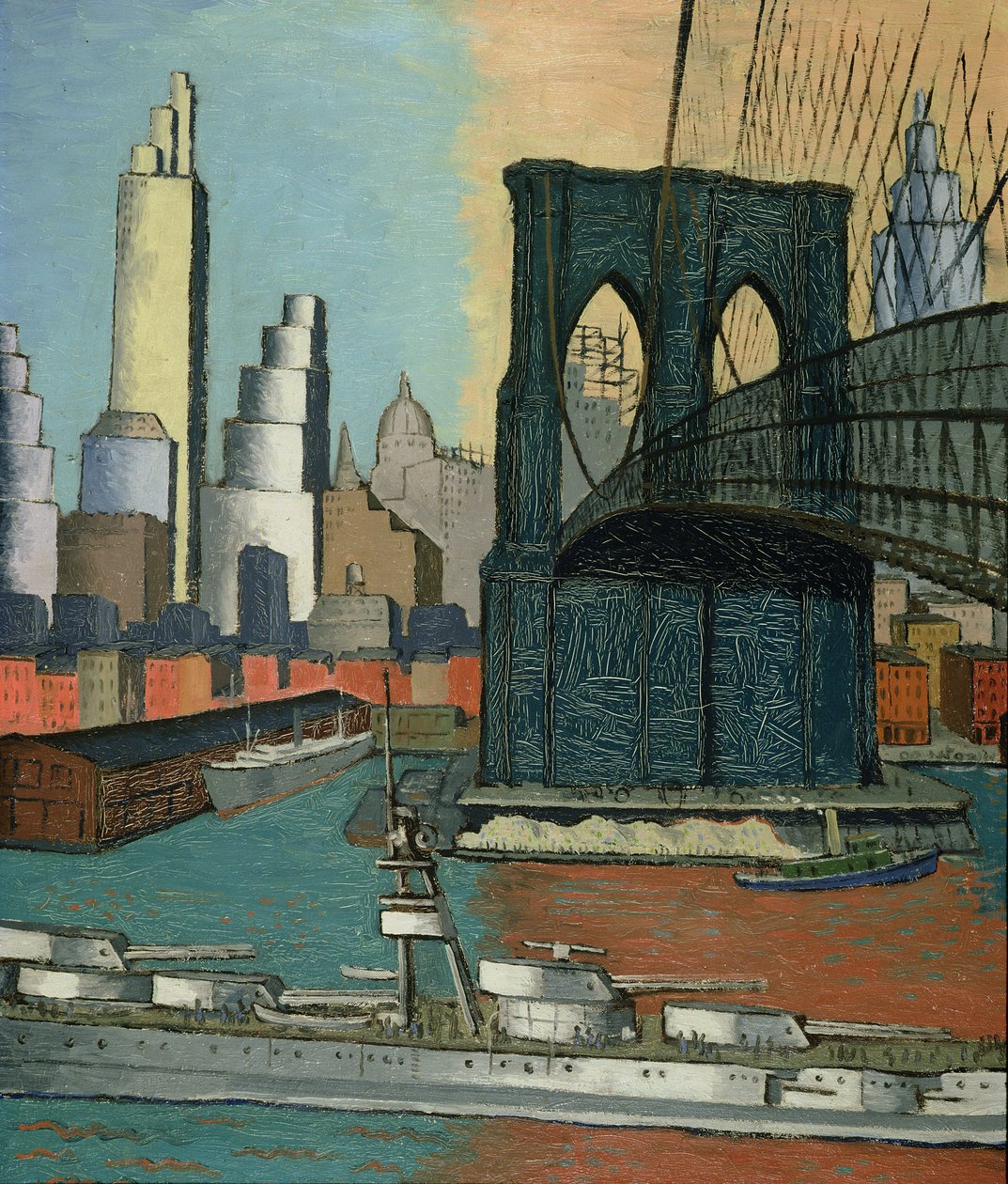 Brückenturm, 1929 von Glenn O Coleman