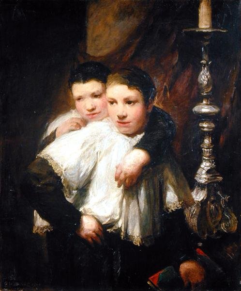 Die kleinen Chorsänger von Glyn Warren Philpot