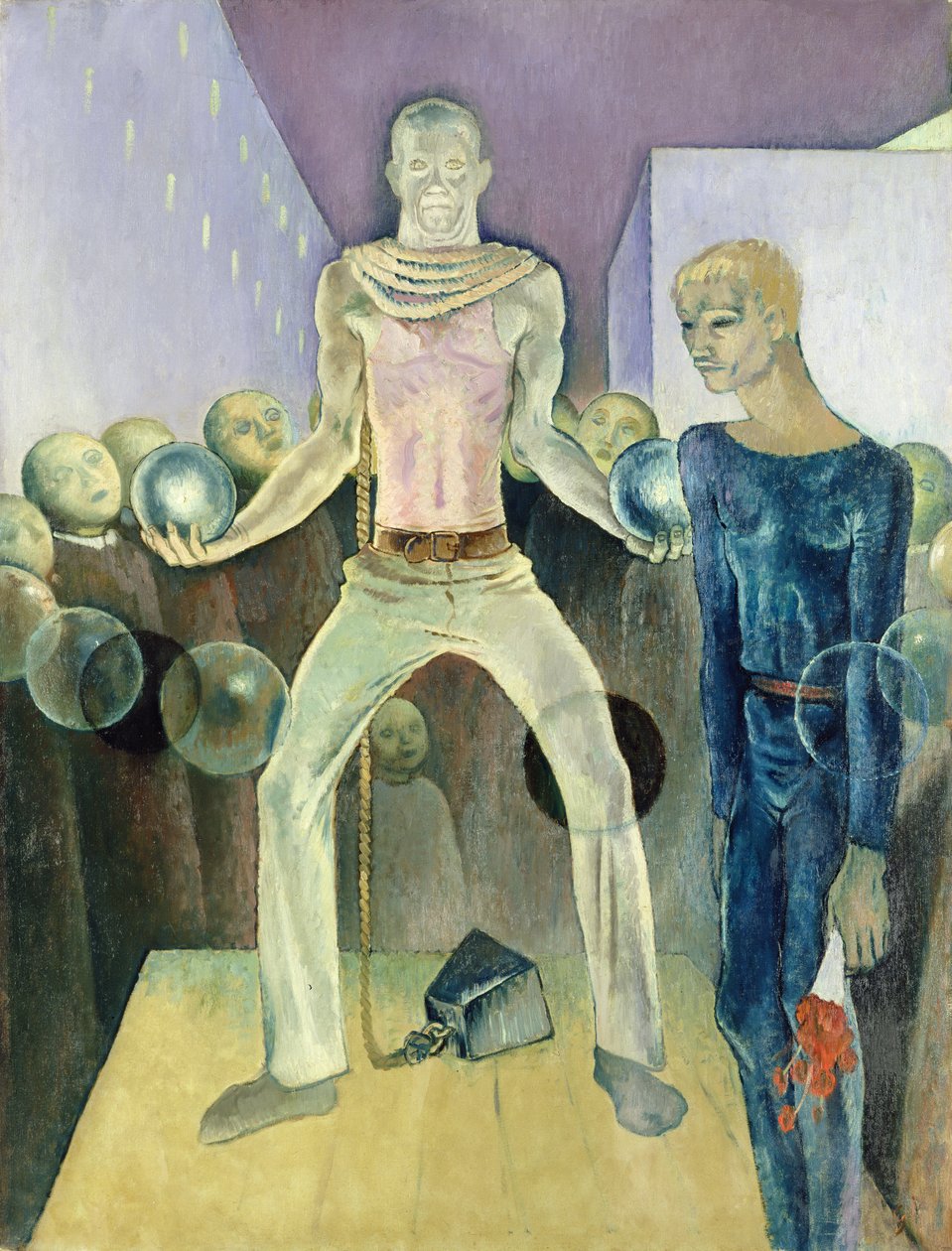 Gewichtheben, Berlin 1931 von Glyn Warren Philpot