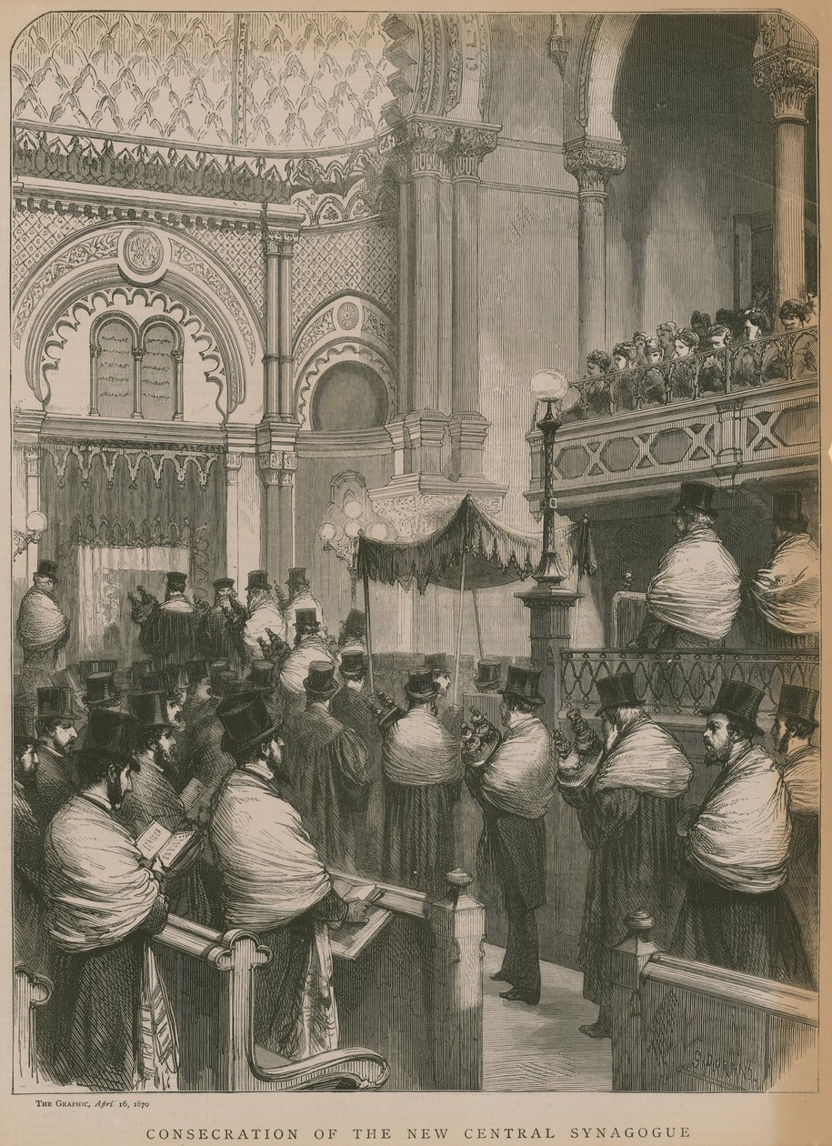 Einweihung der neuen Zentralen Synagoge von Godefroy Durand