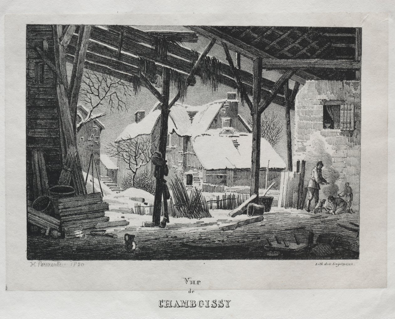 Ansicht von Chamboissy von Godefroy Engelmann
