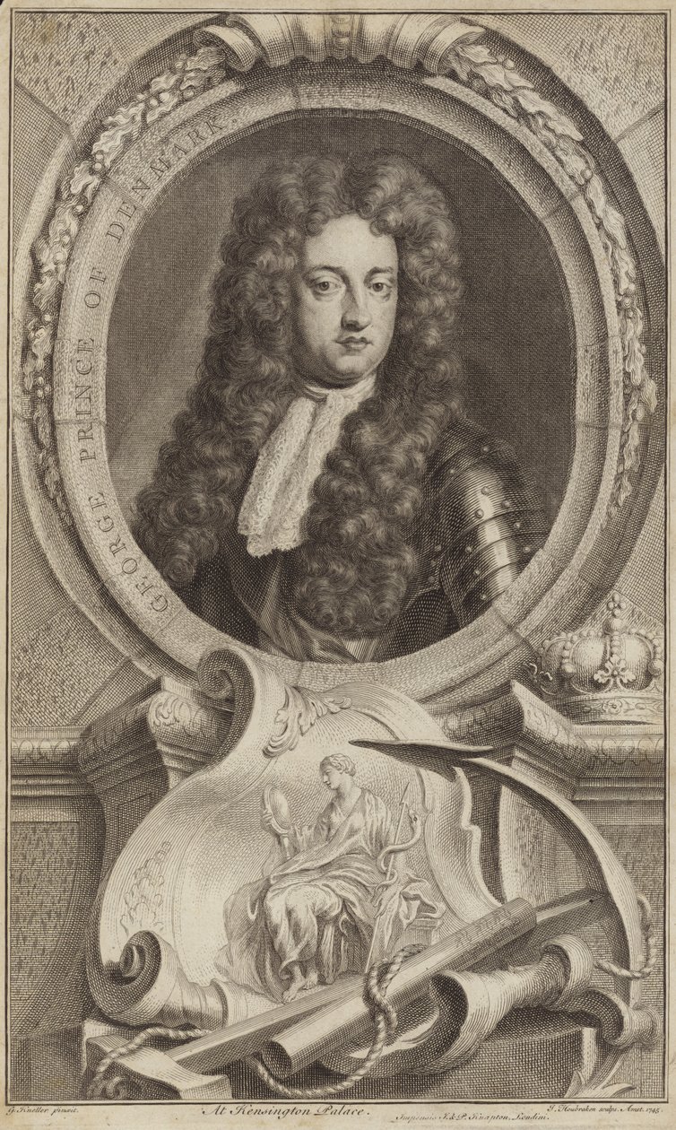 Prinz Georg von Dänemark und Norwegen von Godfrey Kneller