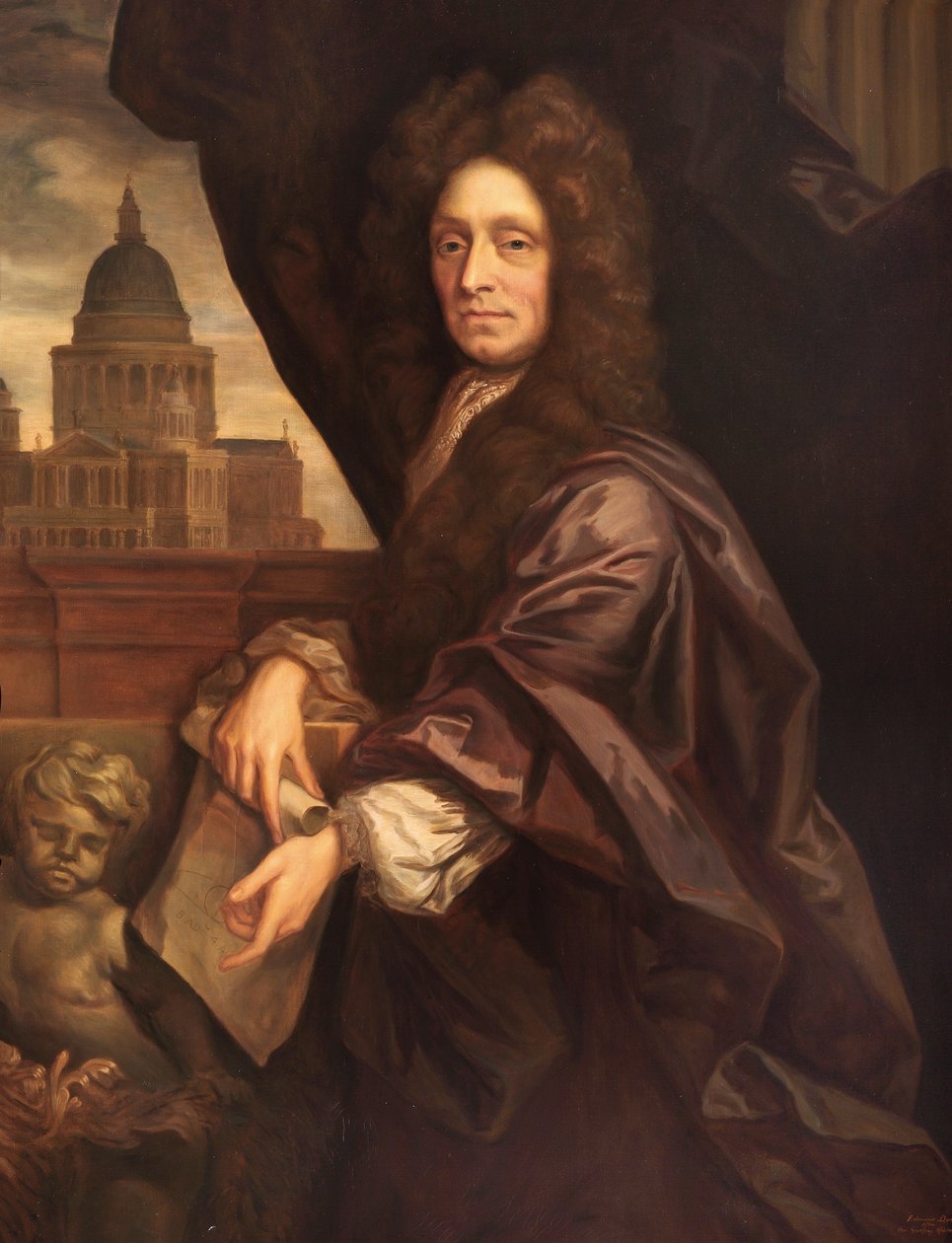 Sir Christopher Wren von Godfrey Kneller