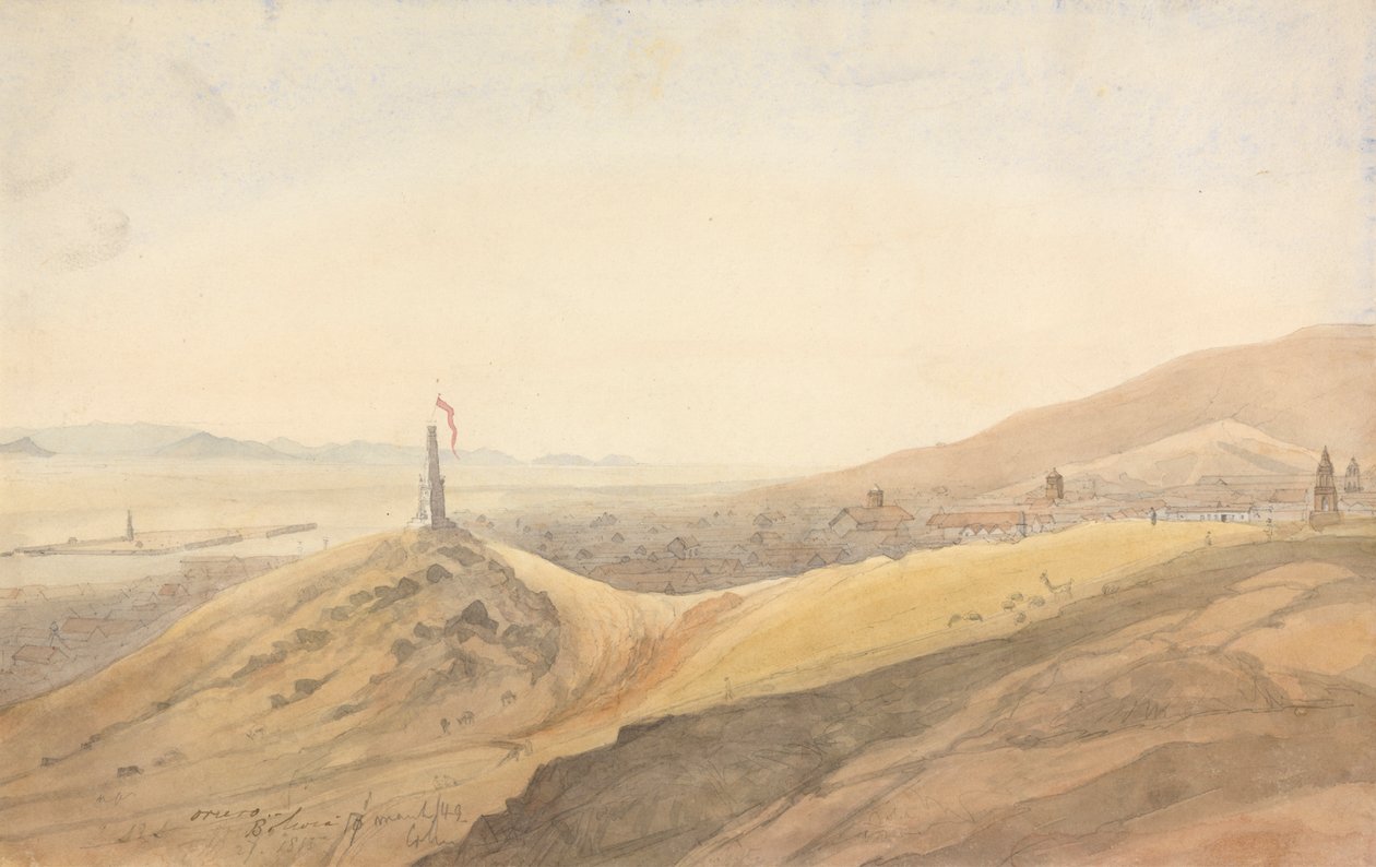 Oruro, Bolivien von Godfrey Thomas Vigne