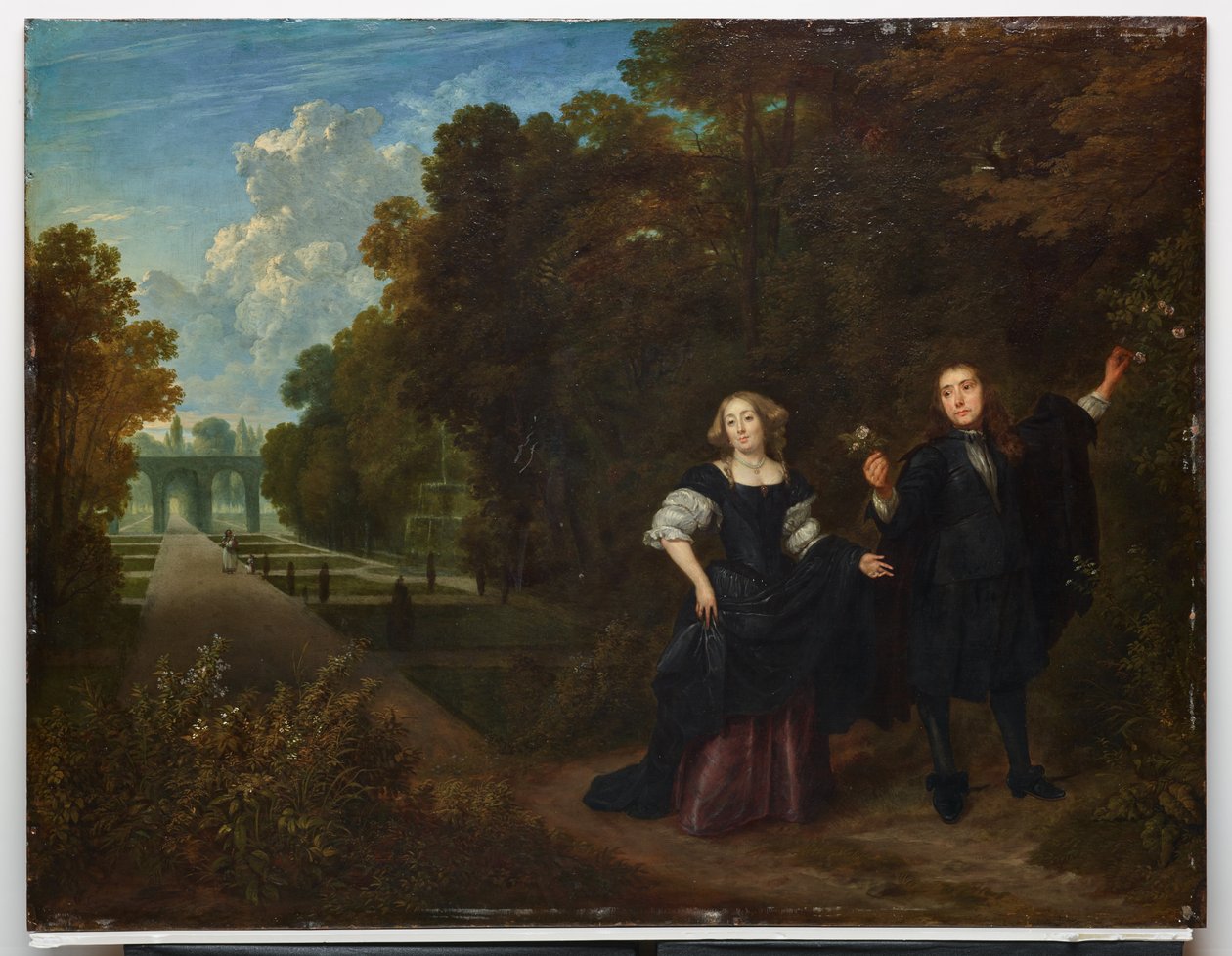 Die Promenade von Gonzales Coques