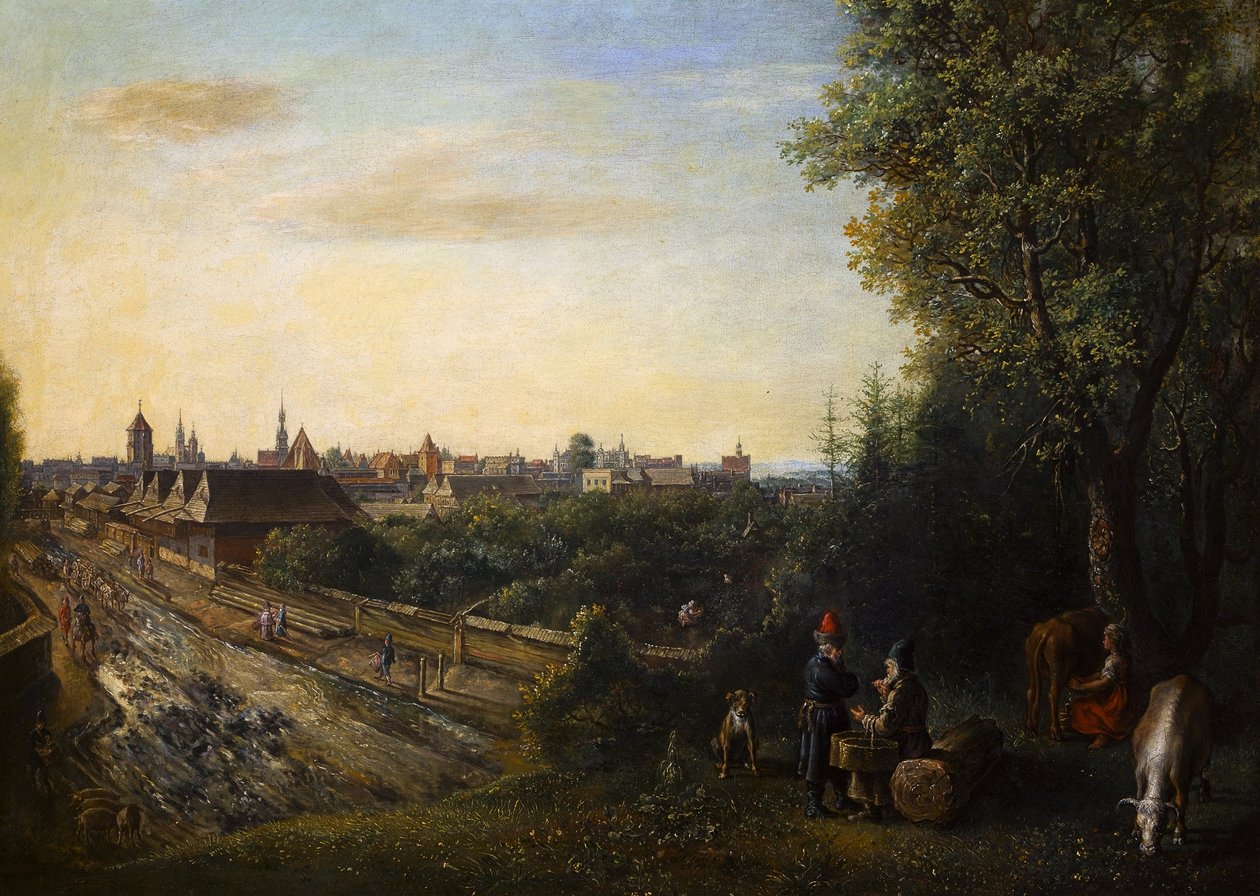 Ansicht von Krakau von Gottfried Libalt