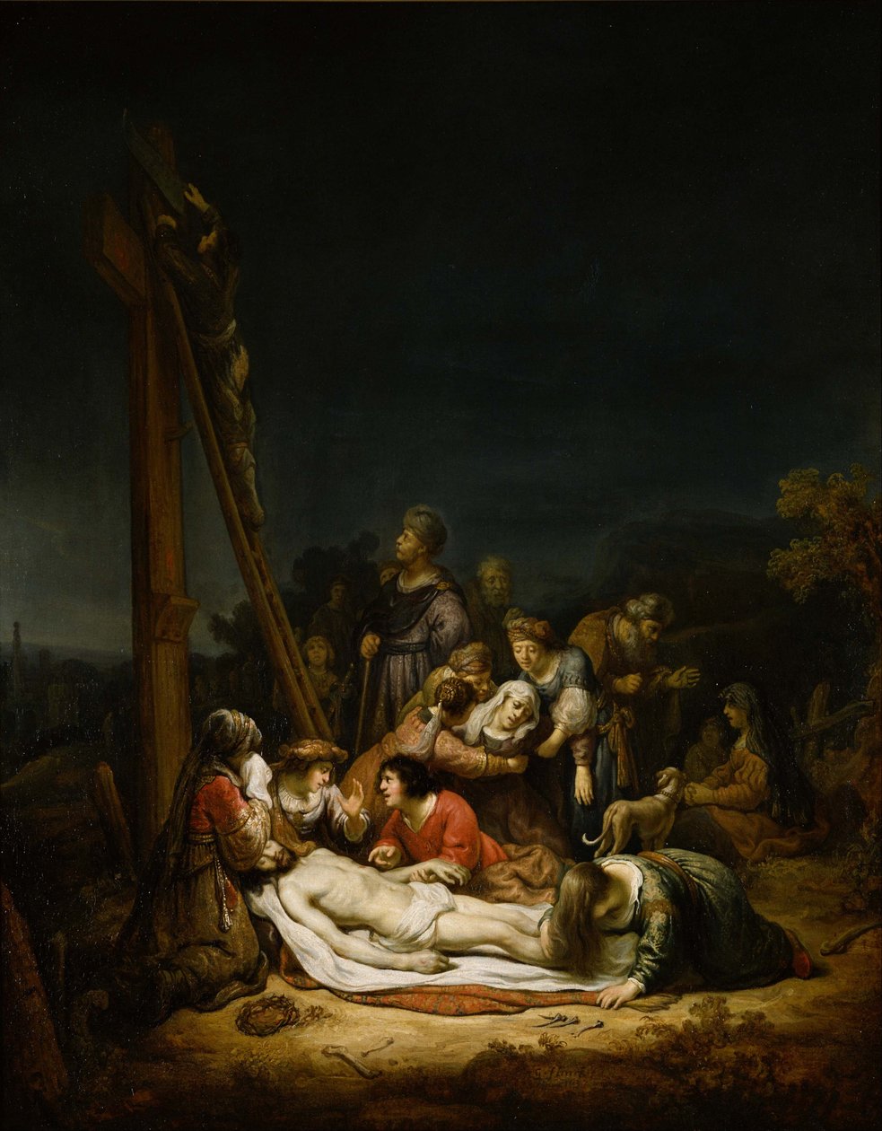 キリスト哀悼 von Govert Flinck