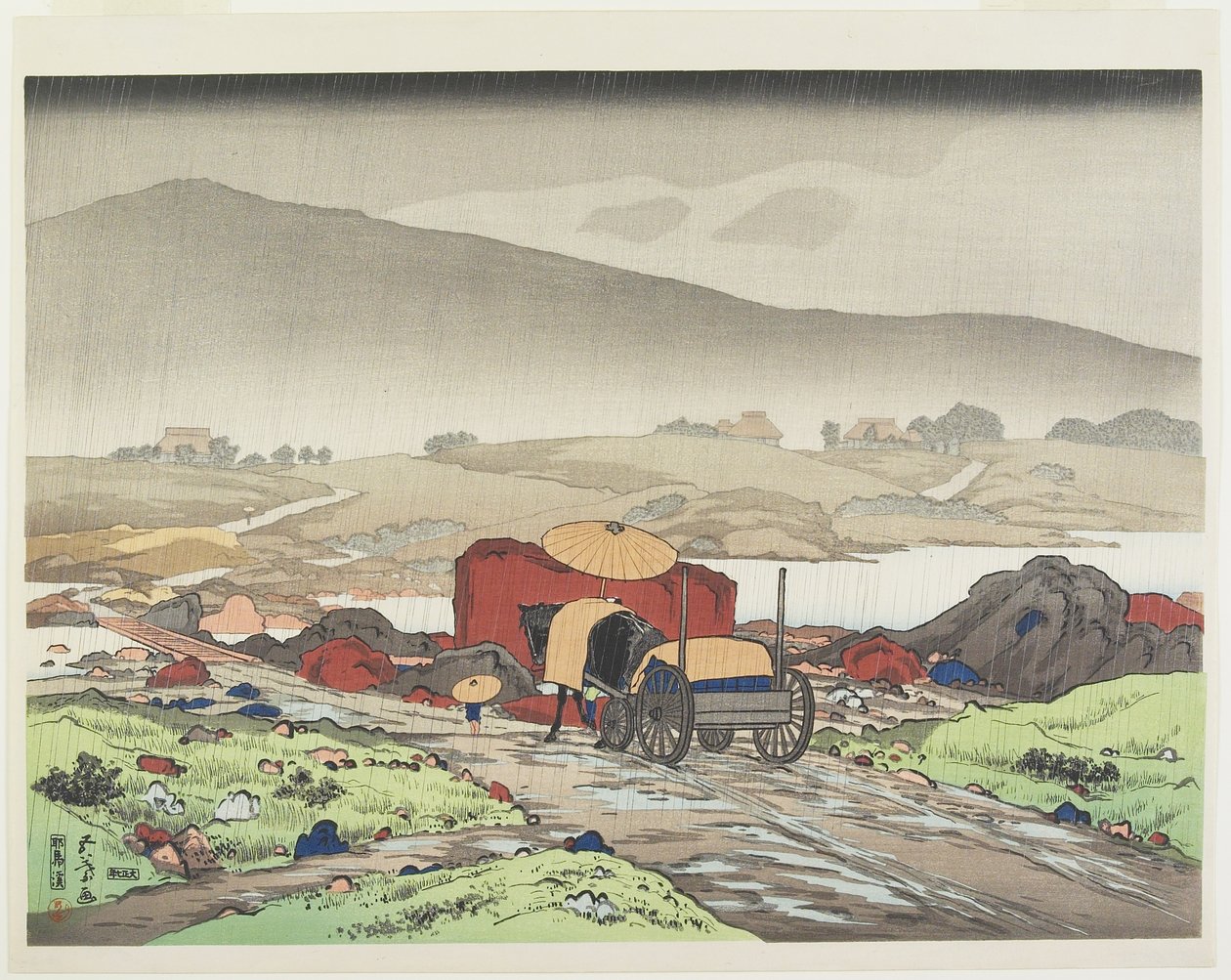 Yaba-Tal, 1918 von Goyo Hashiguchi