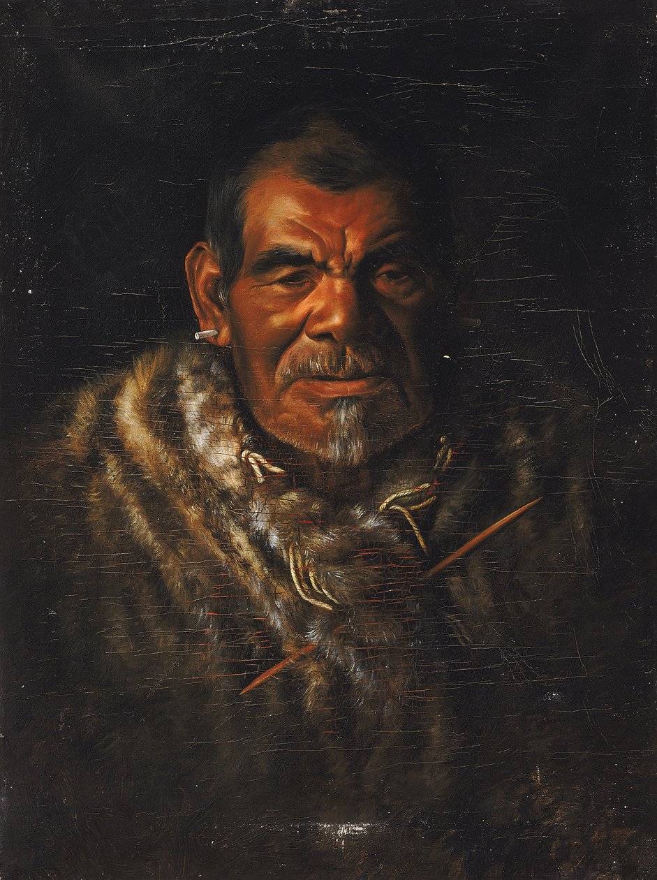 Kapitän John Ab-ba-ba-pomo von Grace Carpenter Hudson