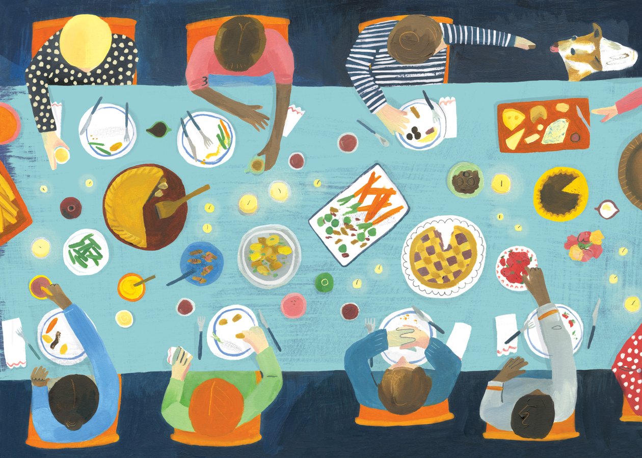 Dinnerparty, 2015 von Grace Helmer