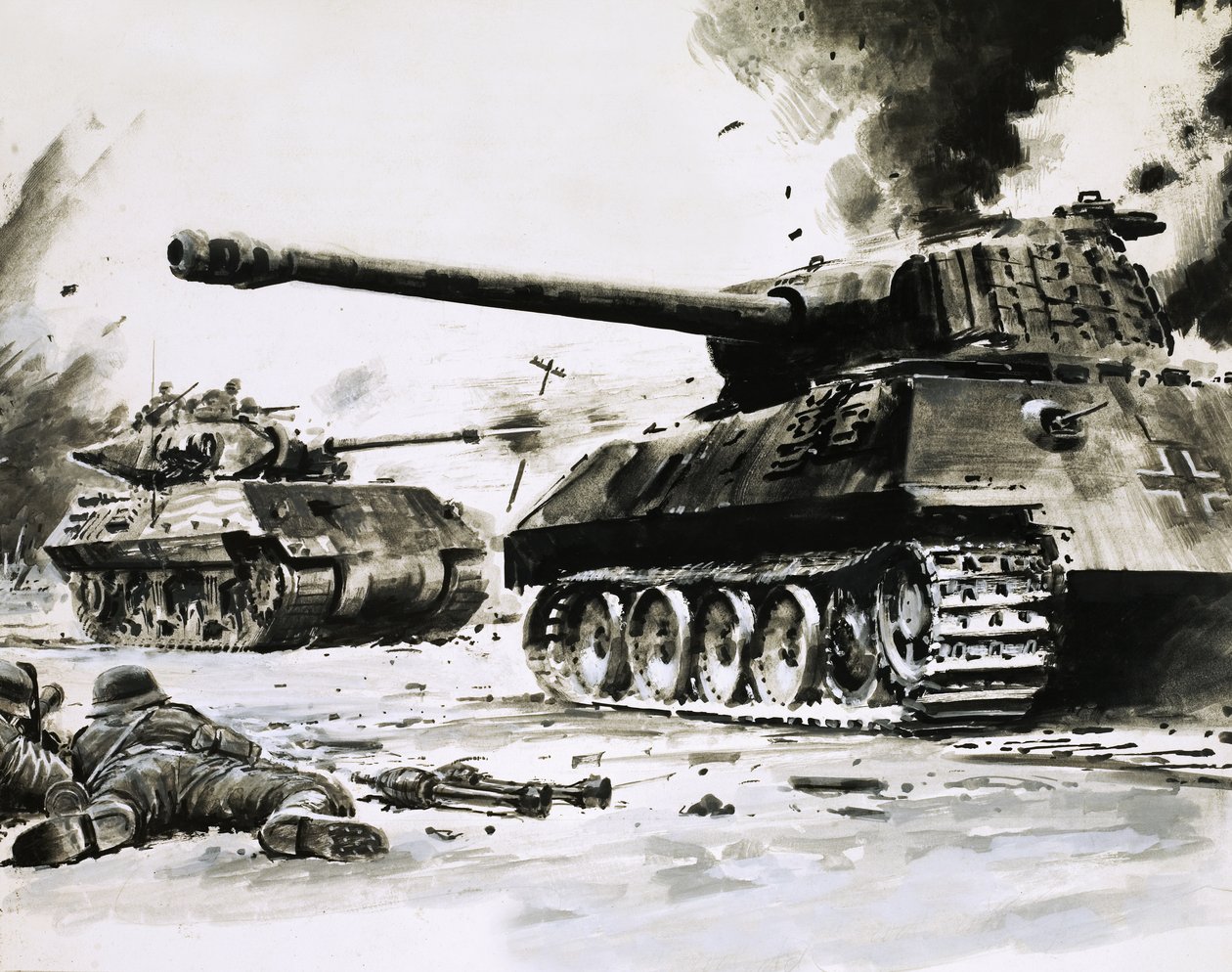 Panzer auf den Straßen von Graham Coton