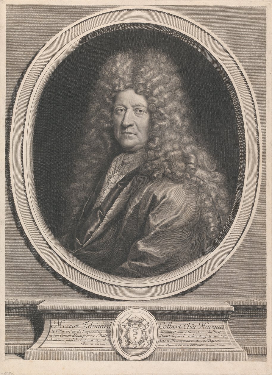 Édouard Colbert, Marquis de Villacerf von Gérard Edelinck