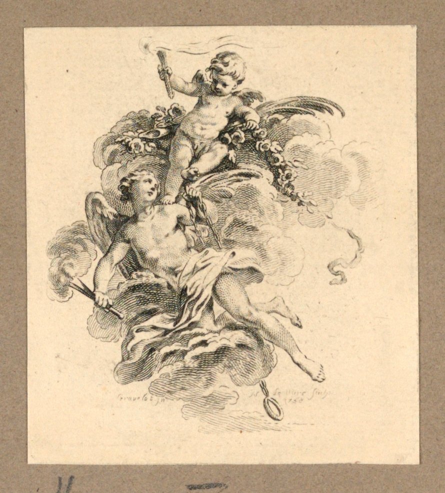 Hymen und Putto von Gravelot