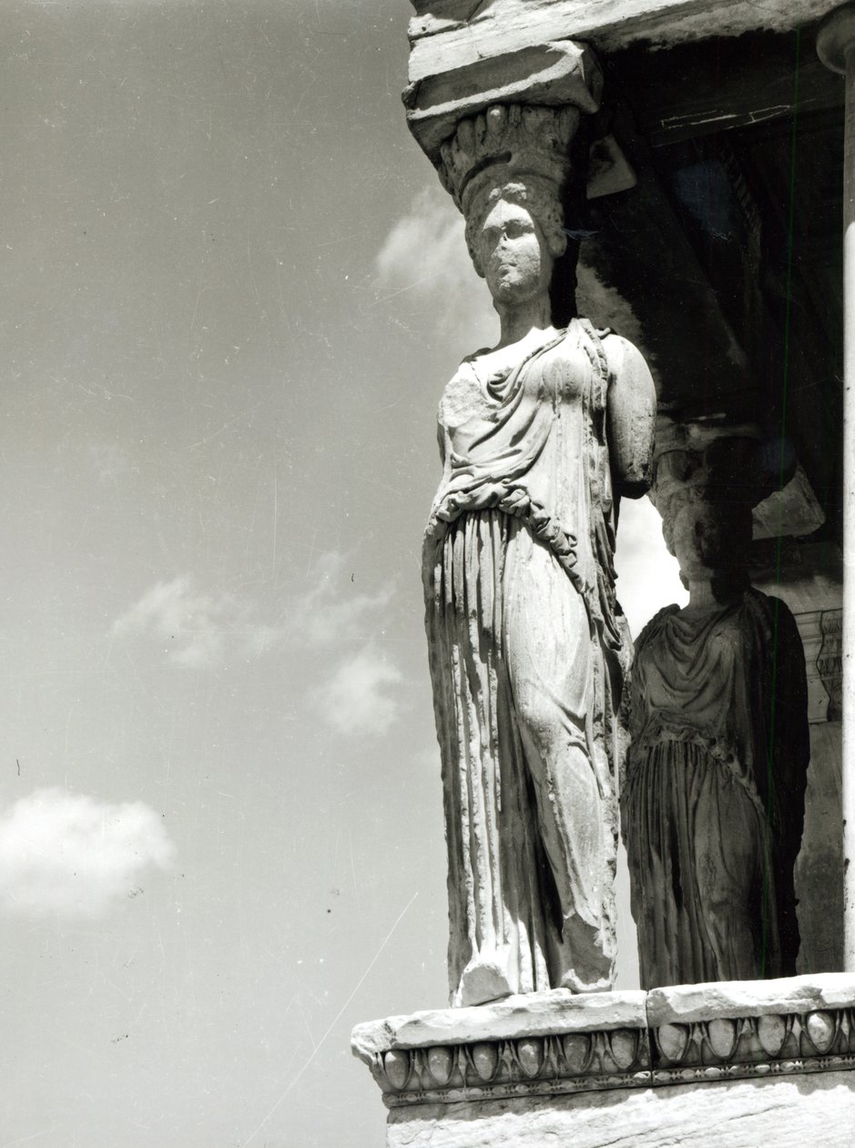 Detail einer Karyatide vom Erechtheion von Greek