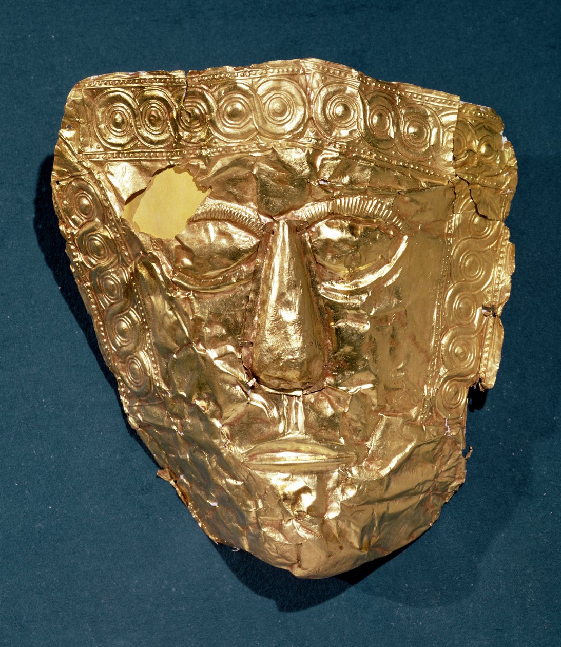 Totenmaske, aus der Nekropole von Trebeniste, Ohridsee, Mazedonien von Greek