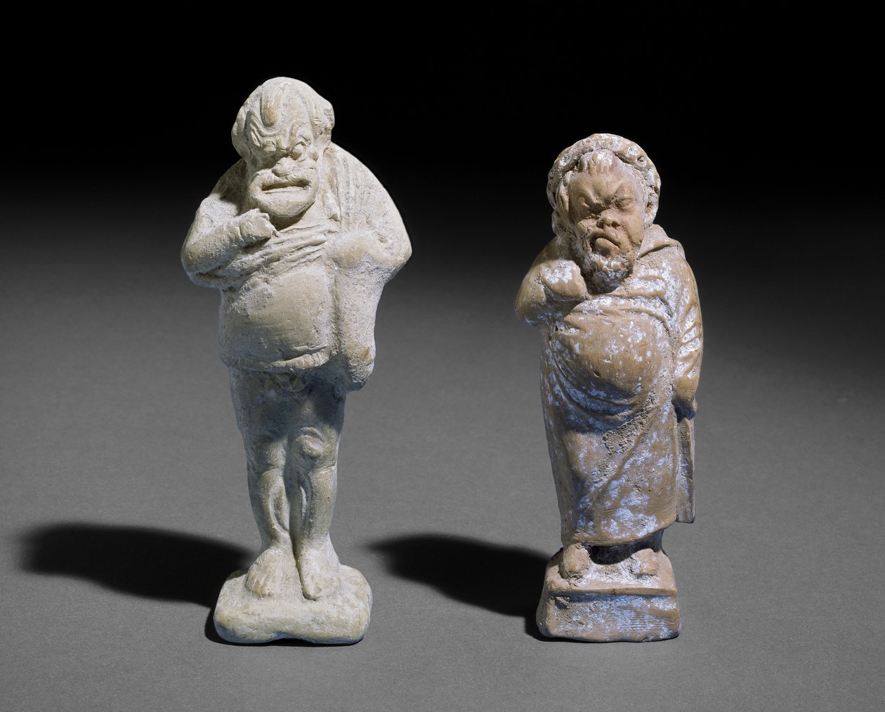 Terrakottafigur eines männlichen Komikers, 400-201 v. Chr. von Greek