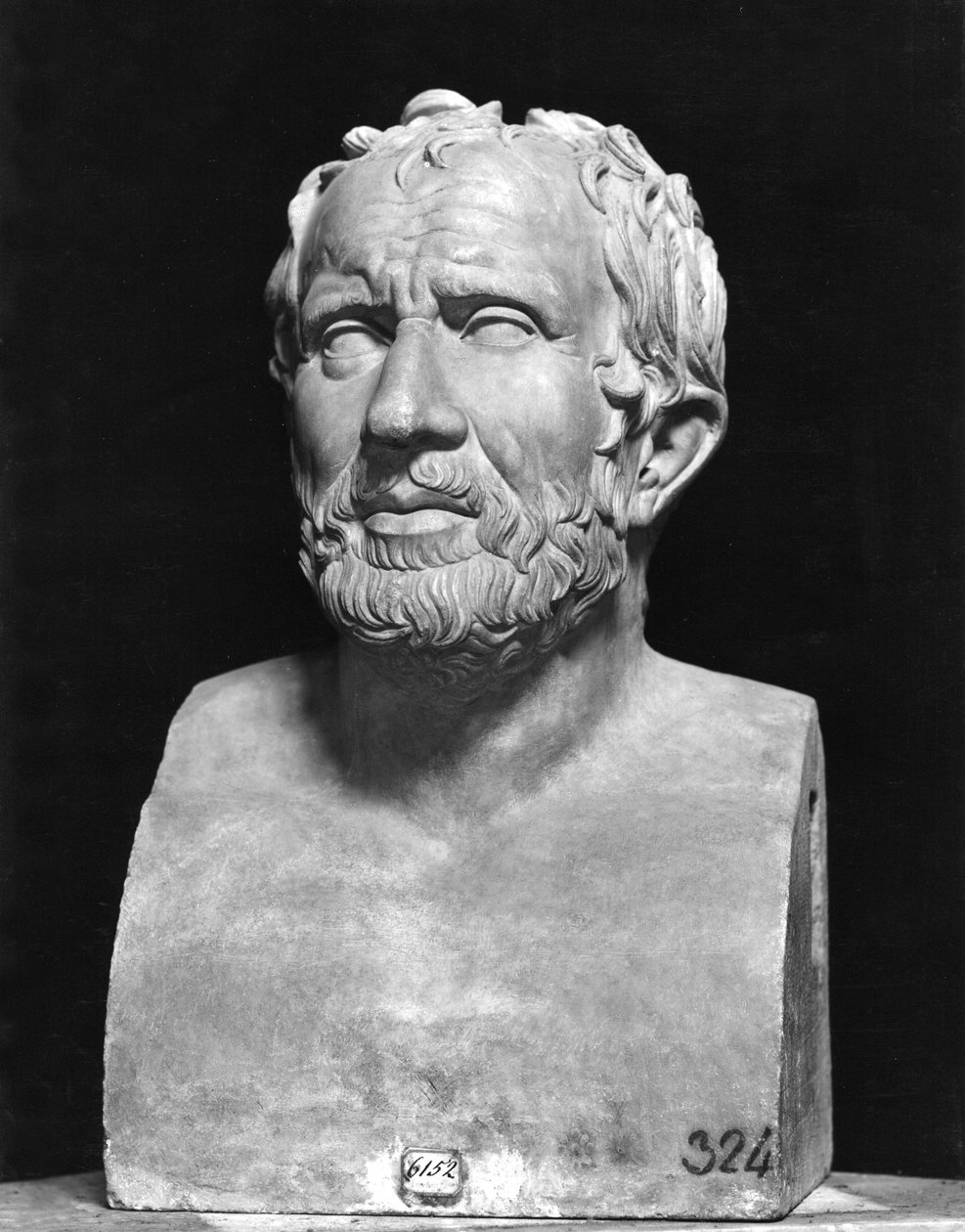 Büste von Zenon von Kition (ca. 335-ca. 264 v. Chr.) von Greek