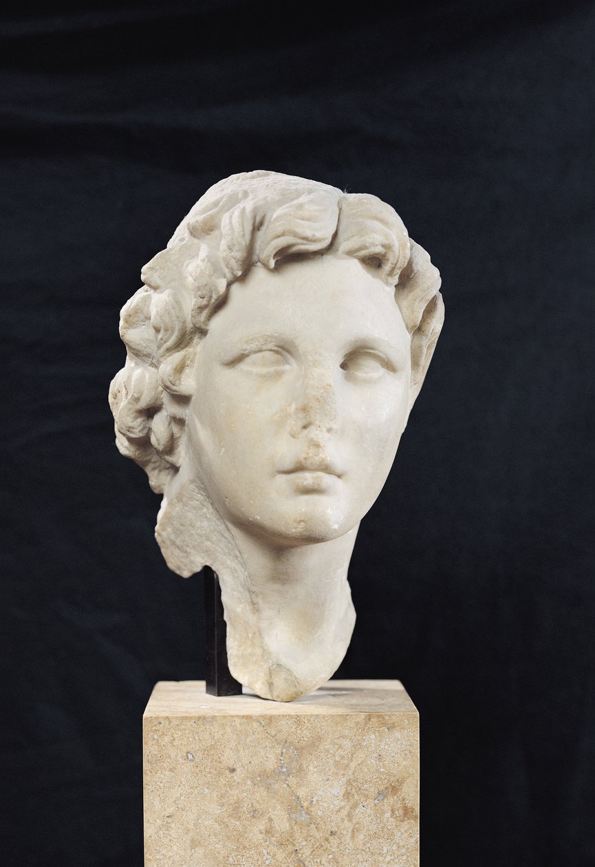 Kopf von Alexander dem Großen (356-323 v. Chr.) von Greek