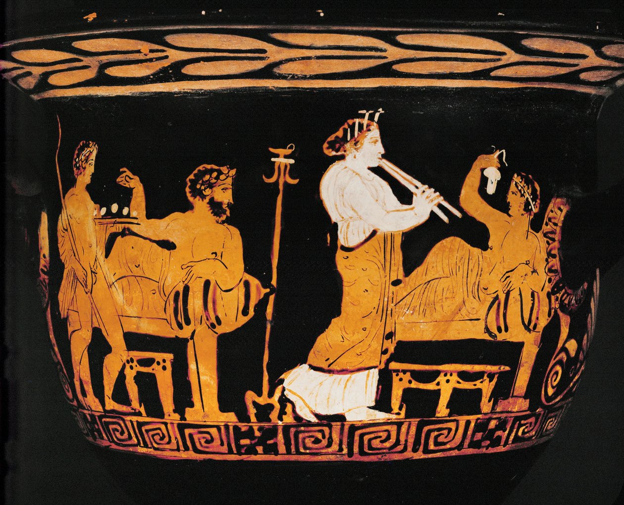 Festmahl-Szene von Greek Greek