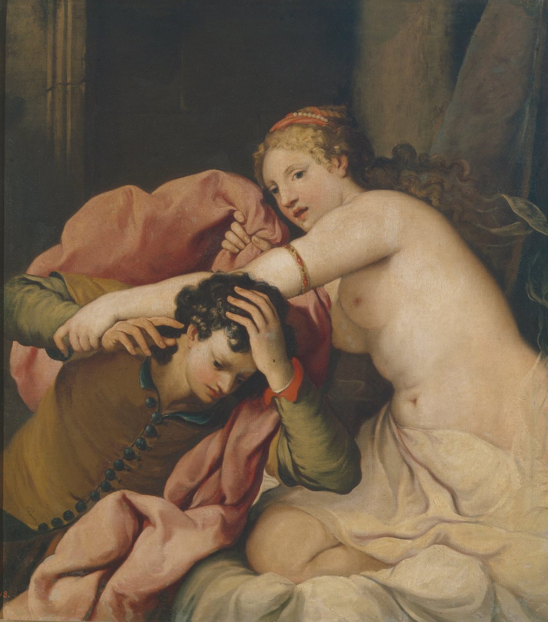 Joseph und die Frau des Potiphar von Gregorio Lazzarini