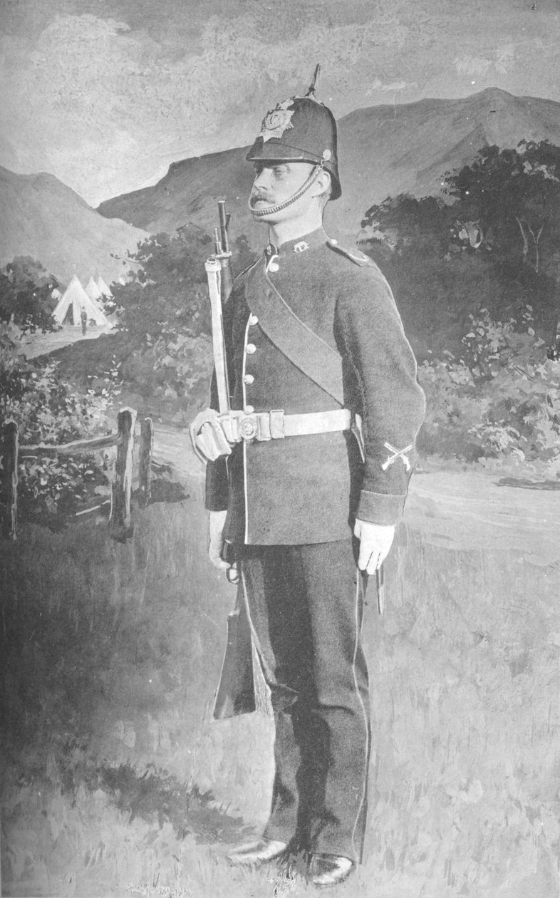 Farbsergeant, The Connaught Rangers, um 1880 von Gregory and Co
