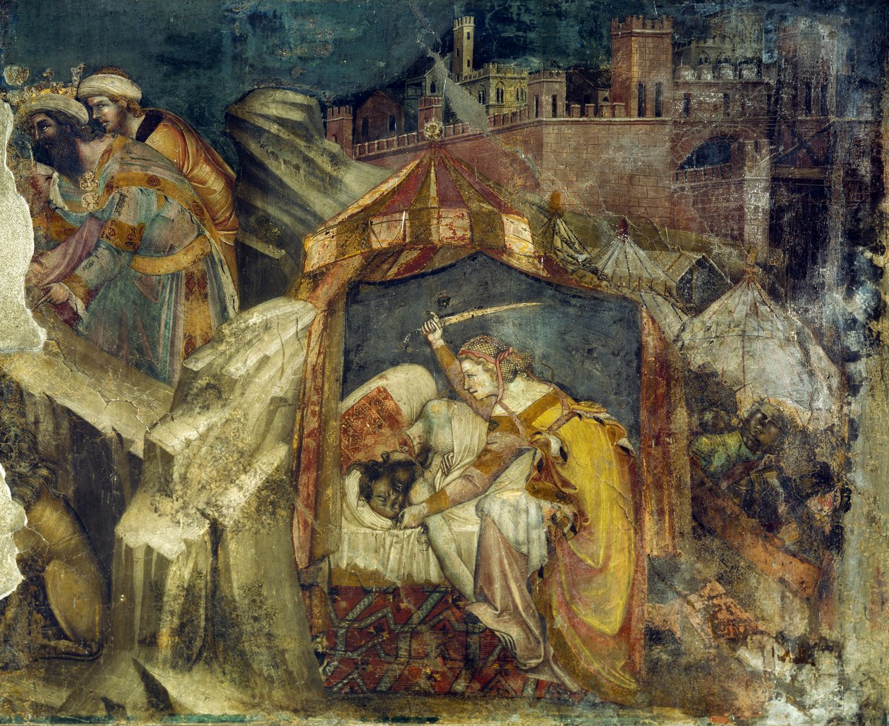 Judith tötet Holofernes von Guariento di Arpo