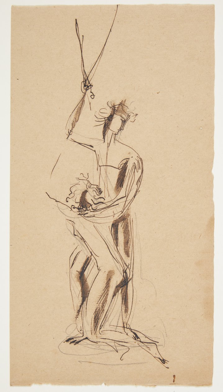 Entwurf für eine Statuettengruppe von Gudrun Traustedt
