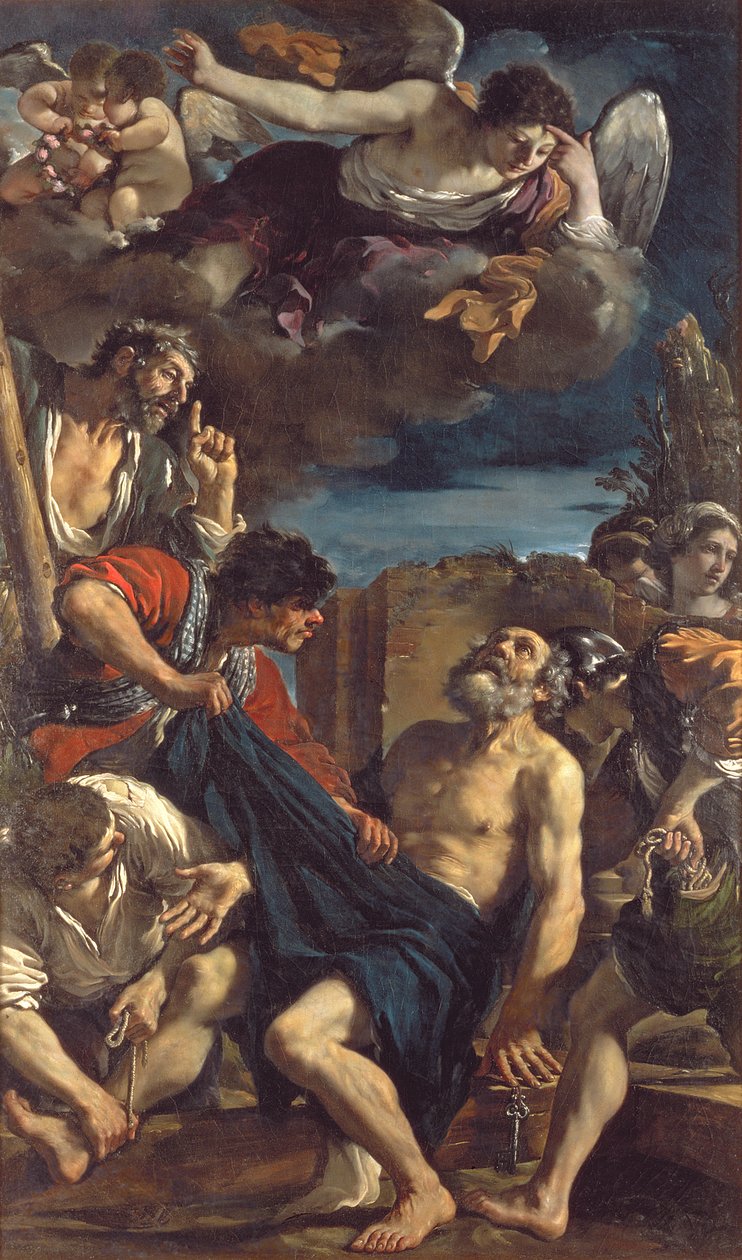Das Martyrium des heiligen Petrus von Giovanni Francesco Barbieri