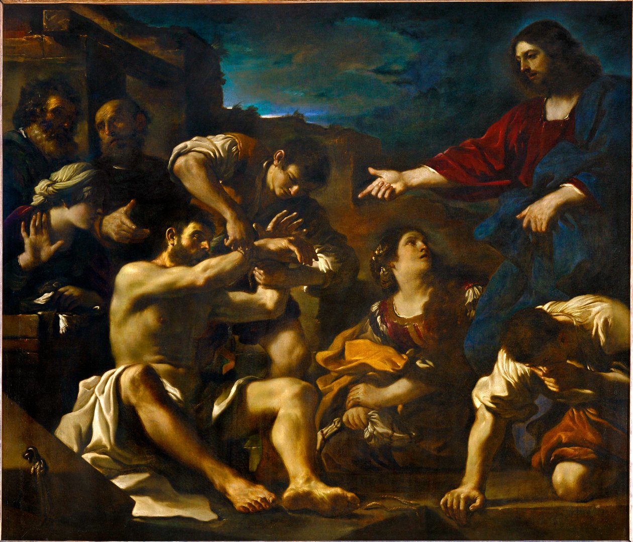 Die Auferstehung des Lazarus von Guercino (1591 1666)