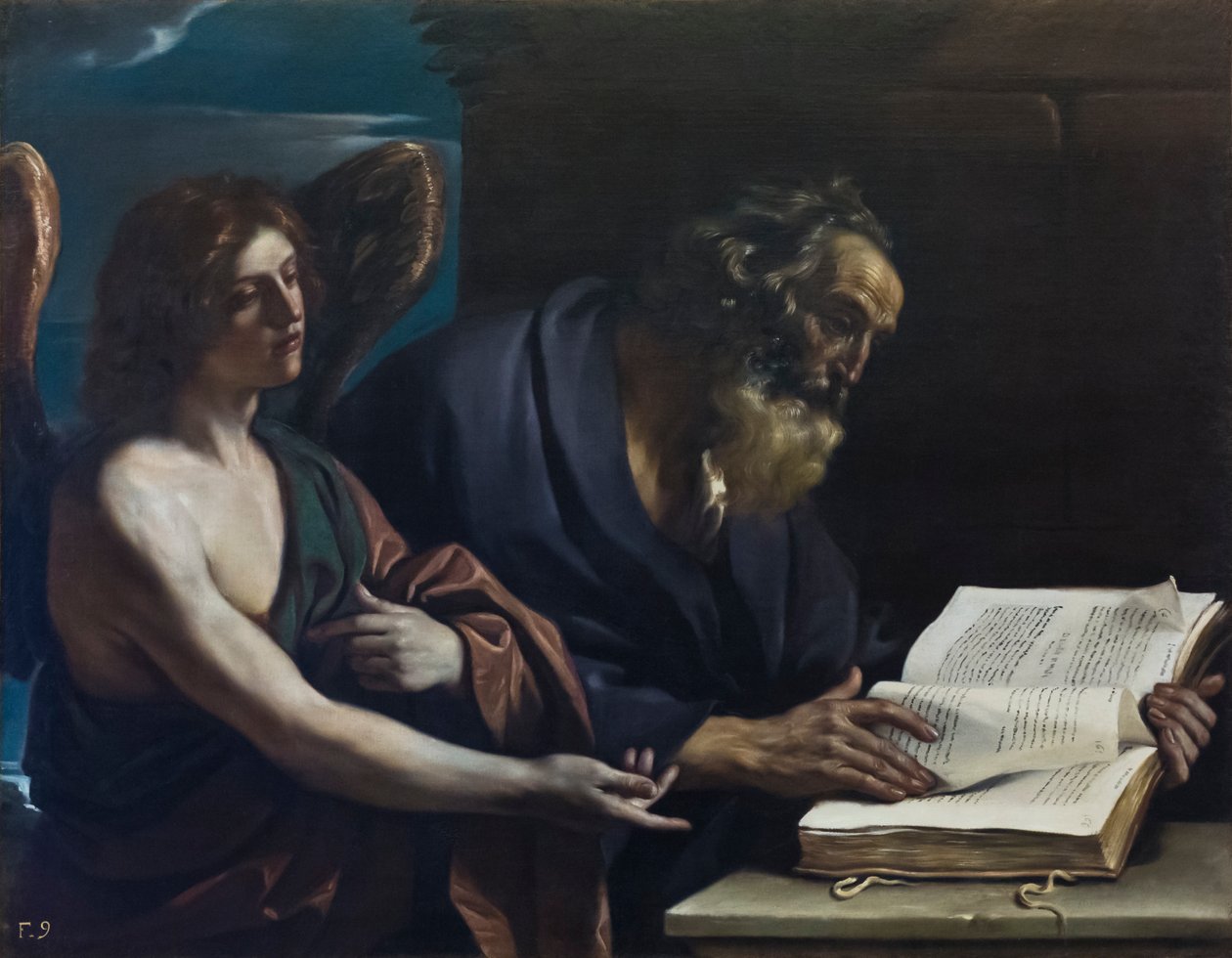 Der heilige Matthäus und der Engel von Guercino (1591 1666)