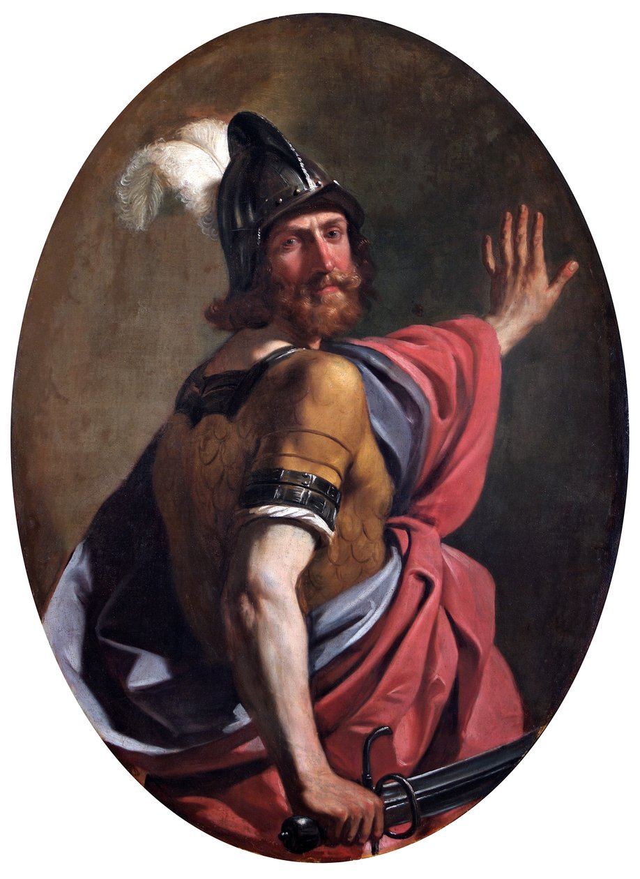 Mars als Krieger von Guercino (1591 1666)