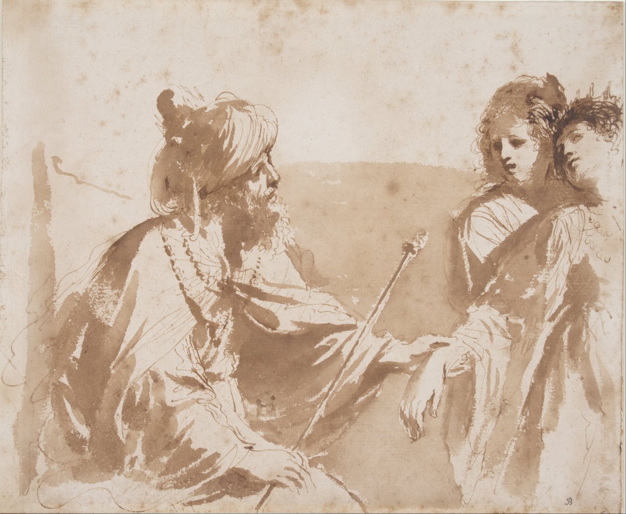 Esther vor Ahasverus von Guercino