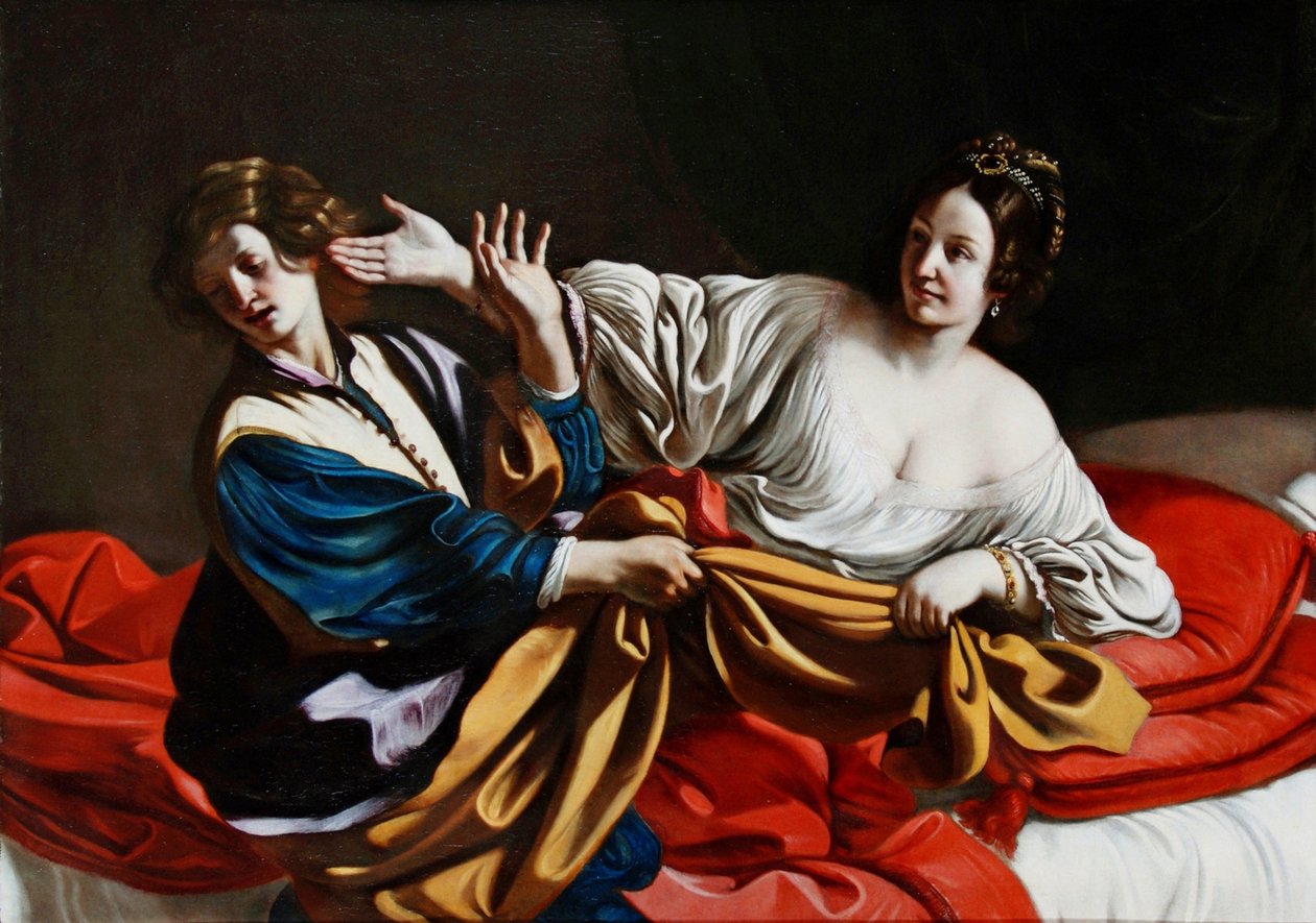 Joseph und Potiphars Frau, 1631 von Guercino