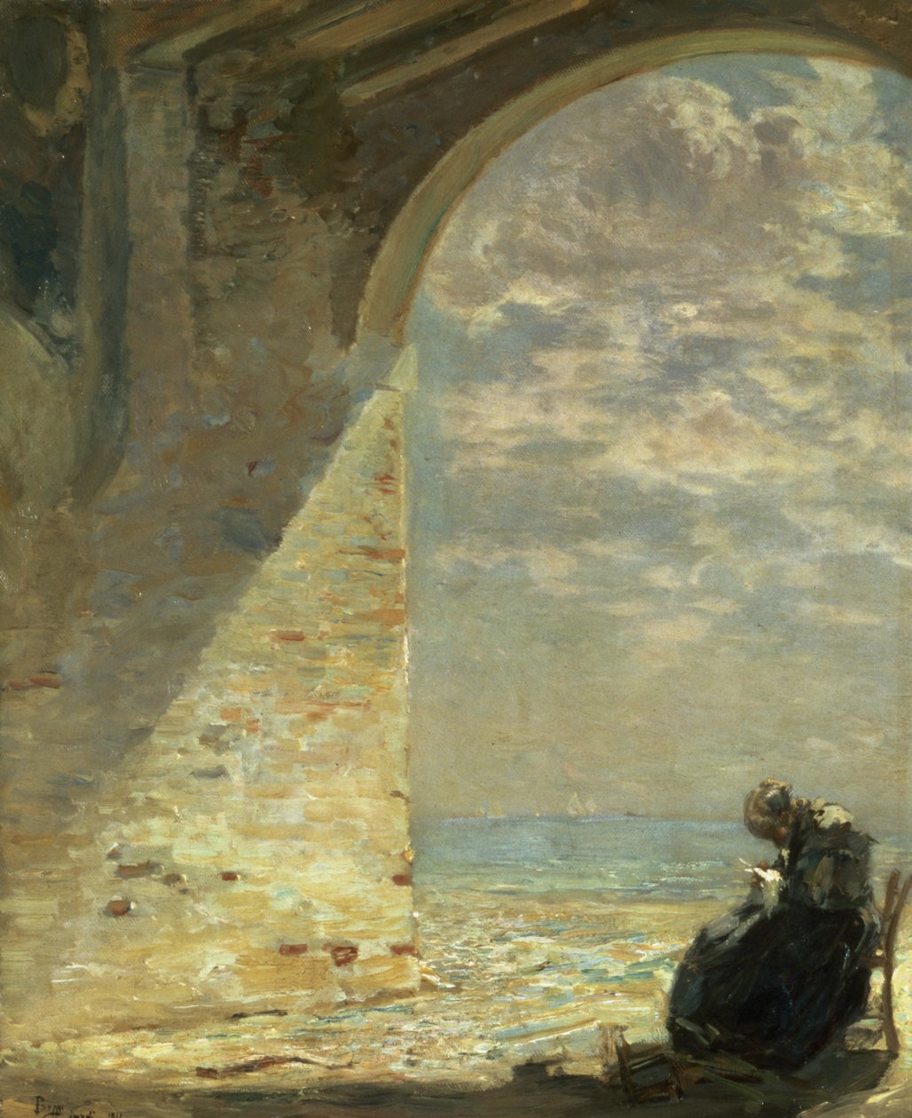 Am Tor, 1911 von Guglielmo Ciardi