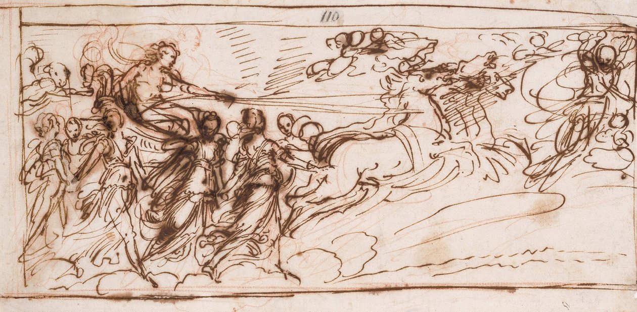 Apollo auf dem Sonnenwagen von Guido Reni